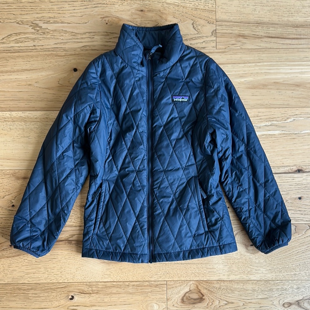 Patagonia Blue Puffer Jacket